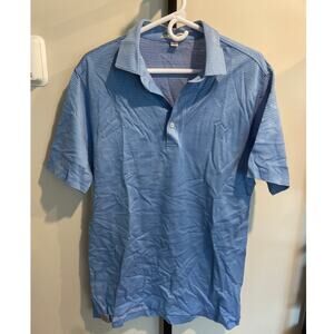 PETER MILLAR Men's Crown Comfort Cotton Polo Shirt Medium Short Sleeve